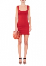 Crepe knit dress