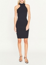 Halted knit dress