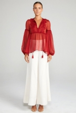 Puff sleeve blouse