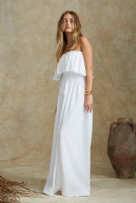 Strapless maxi dress  