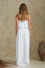 Strapless maxi dress  