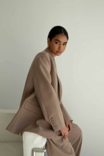 BLAZR AND TROUSER SAND 